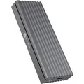 ICY BOX Festplatten-Gehäuse IB-1817M-C31, externes Gehäuse für 1x NVMe mit USB 3.1 (Gen 2) Type-C und Type-A Anschluss, Aluminium, Kühlsystem, LED, fü