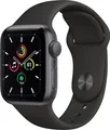 Apple Watch SE GPS, 40mm Space Gray Aluminium Case with Black Sport Band &#8211; Regular *NEW*