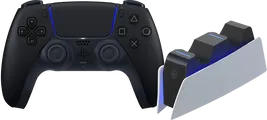 Sony PlayStation 5 DualSense Draadloze Controller Midnight Black + BlueBuilt oplaadstation