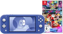 Nintendo Switch Lite Blau + Mario Kart 8 Deluxe Switch