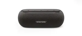 Harman Kardon Luna Bluetooth-Box in Schwarz – Tragbarer, wasserdichter Bluetooth-Lautsprecher – Bis zu 12 Stunden Akkulaufzeit