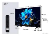 TCL P79K 50P79K tv 127 cm (50″) 4K Ultra HD Smart TV Wifi Metallic 430 cd/m²