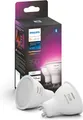 Philips Hue Slimme Lichtbron GU10 Spot Duopack &#8211; White and Color Ambiance &#8211; 5,7W &#8211; Bluetooth &#8211; 2 Stuks