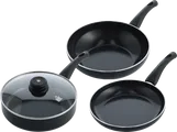 BK Brilliant Koekenpannenset 24 + 28 cm + Hapjespan