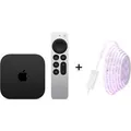 Apple TV 4K (Wi-Fi + Ethernet) + Nanoleaf Essentials Matter Lightstrip Starter-Set - 5M