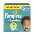 Pampers Baby-Dry Maat 5 maandbox - 174 luiers - 11kg-16kg