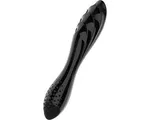 Satisfyer Dazzling Crystal 1 | 22cm | G-spot-dildo | Glazen dildo | Borosilicaatglas | Structuur met noppen voor meer stimulatie | Brede schacht met g