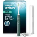 Philips Sonicare Series 3100 Elektrische Zahnbürste - Schallzahnbürste mit Drucksensor, 3 Intensitätsstufen, EasyStart, SmarTimer, 14 Tage Laufzeit, R