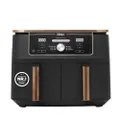 Ninja Foodi MAX Dual Zone Heißluftfritteuse, 9,5L Airfryer, 2 Fächer, mit Zange, Antihaftbeschichtung, spülmaschinenfeste Körbe, 6-in-1, Amazon Exklus