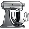 KitchenAid Artisan Stand Mixer (Contour Silver, Stainless Steel, 50/60Hz) 5KSM125BCU