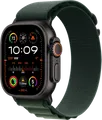 Apple Watch Ultra 2 4G 49mm Zwart Alpine Band Groen M