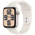 Apple Watch SE GPS &#8211; 44mm &#8211; Boîtier Starlight Aluminium &#8211; Bracelet Starlight Sport Band &#8211; S/M