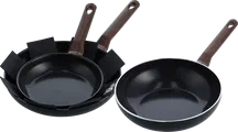 BK Simply Ceramic Keramische koekenpannenset 24 + 28 cm + Wokpan 28 cm