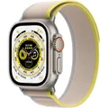 Apple Watch Ultra GPS + Cellular &#8211; 49mm &#8211; Titanium &#8211; Bracelet Yellow/Beige Trail Loop &#8211; S/M