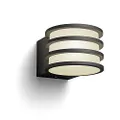 Philips Hue Lucca Wandlamp - Warmwit Licht - IP44 Waterbestendige Muurlamp - Dimbaar - Buitenverlichting - Verbind met Hue Bridge - Werkt met Alexa en