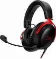 HyperX Cloud III Wired Gaming Headset - Zwart/Rood (PC, PS5, Xbox Series X/S)