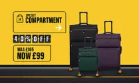 3 piece suitcase set COMPARTMENT - 40% off