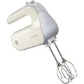 BOSCH Handmixer Styline MFQ40301, Edelst. Ru00fchrbesen/Knethaken, 5 Stufen, hellgelb, 500 W, Turbostufe, leichtes Gehu00e4use, Made in Europe