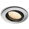 Philips Hue White Ambiance Milliskin Bluetooth Ronde Inbouwspot - Zilver