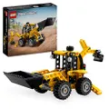LEGO Technic Grävlastare Byggleksak, Set med byggbart fordon för pojkar och flickor, Present till barn från 7 år som älskar grävarmodeller, grävmaskin