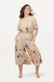 Grote Maten jumpsuit, Dames, geel, Maat: 42/44, Katoen, Ulla Popken