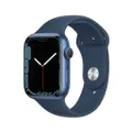 Apple Watch Series 7 GPS, 45mm Cassa in Alluminio Blu con Cinturino Sp