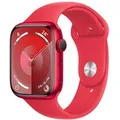 Apple Watch Series 9 GPS 45 mm (PRODUCT)RED Aluminium Case met Sportband (PRODUCT)RED M/L