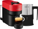 Krups Nespresso Vertuo Pop XN9205 Spicy Red + Milchaufschäumer