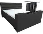 Slaaploods.nl Romance Plus - Complete Boxspring met TV Lift - t/m 43 inch - 200x210 cm - Zwart