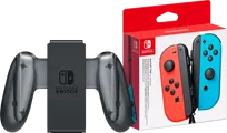 Nintendo Switch Joy-Con set Rot/Blau + Nintendo Switch Joy-Con Charge Grip