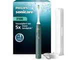 Philips Sonicare 3100 Series – Elektrische Tandenborstel – Groen – Wittere tanden – Met reisetui – HX4033/26