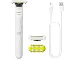 Philips OneBlade Intimate - Unisex - Wit - Scheerapparaat en trimmer voor intieme delen - Inclusief extra mesje - QP1924/30
