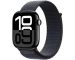 Apple Watch Series 10 - Wifi - 46mm - Zwarte Aluminium Case met Ink Geweven Sportbandje